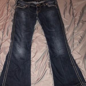 Silver Bootcut jeans